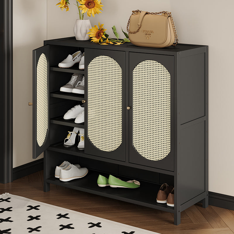 Multi-Layer Bamboo Shoe Cabinet with Storage