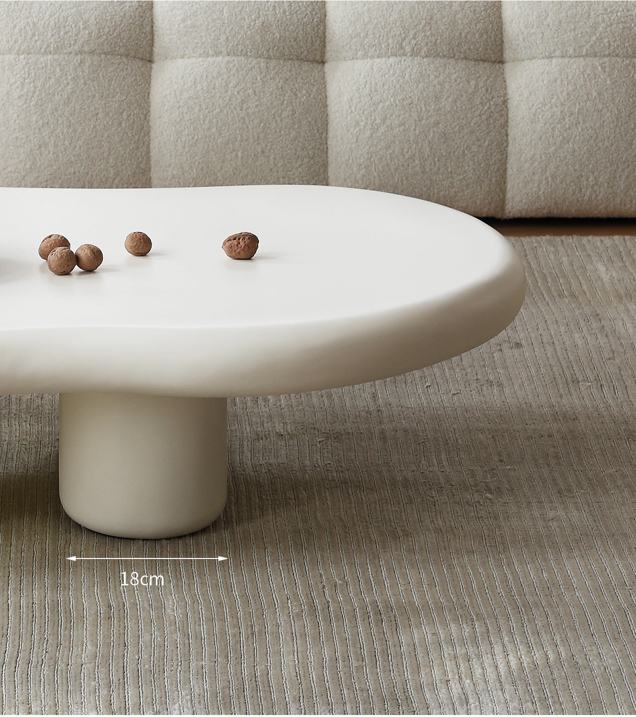 Modern Cloud Coffee Table – Nordic Irregular Design