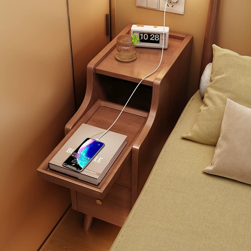 Small Wooden Bedside Table