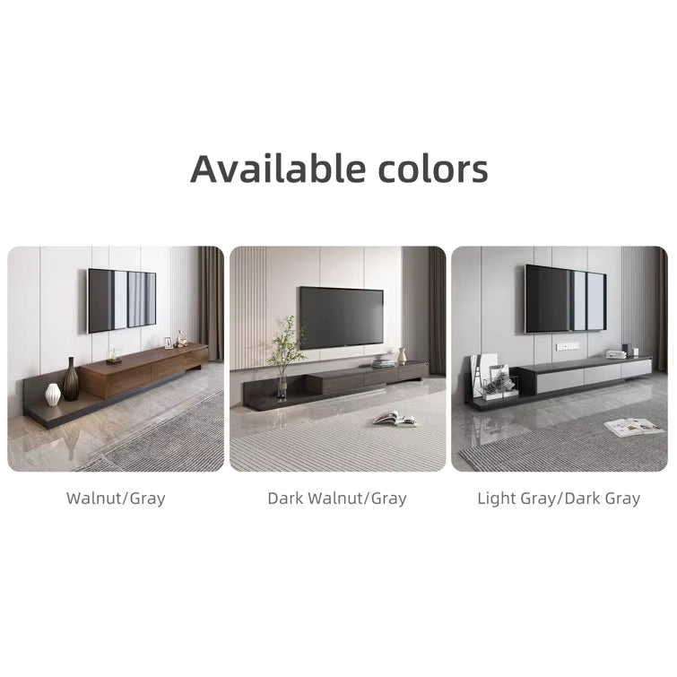 NOVA Walnut Living Room TV Unit