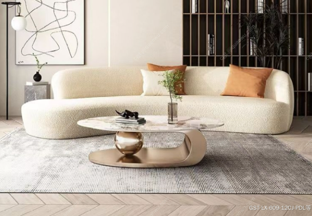 Fashionable Light Luxury High Gloss Coffee Table