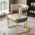 Modern Luxury Gold Stainless Steel Dining Chair