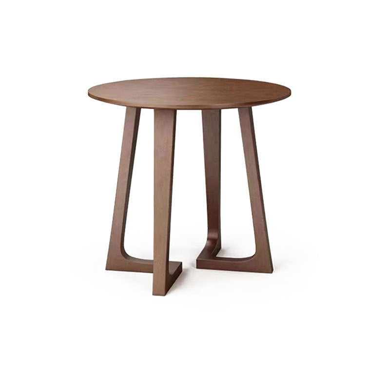 Nordic Round Rubberwood Side Table