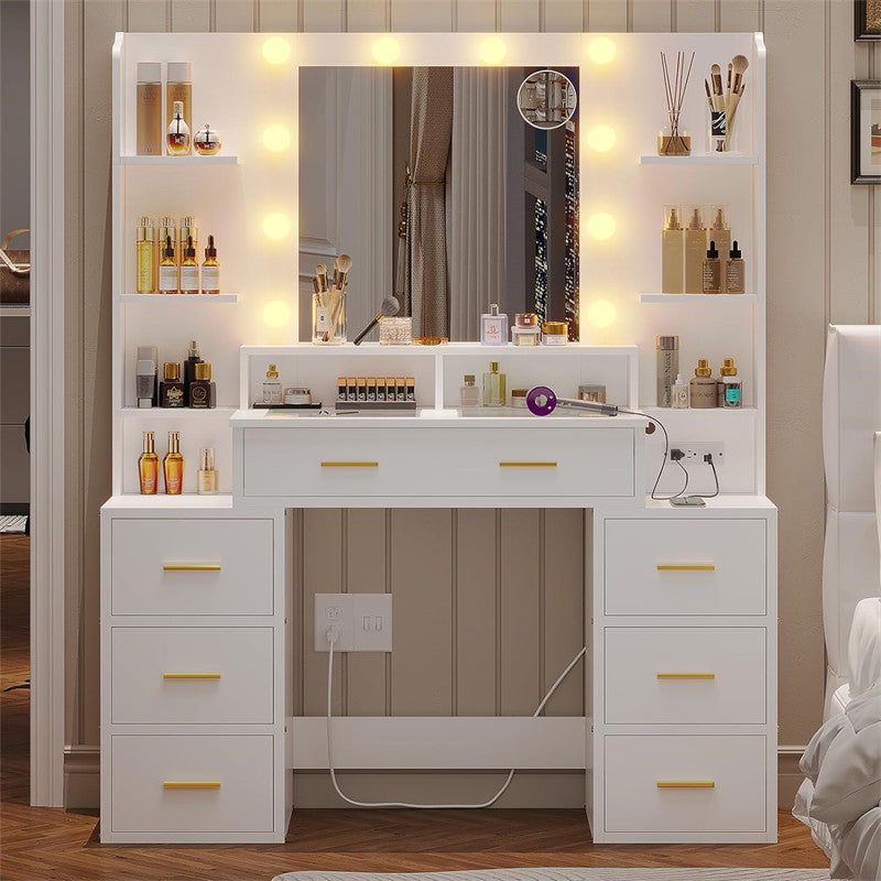 Modern Luxury Makeup Vanity Table Set