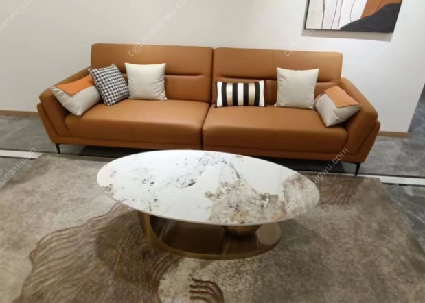 Fashionable Light Luxury High Gloss Coffee Table