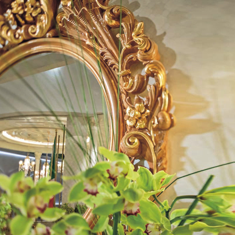 Luxury Golden Console Table