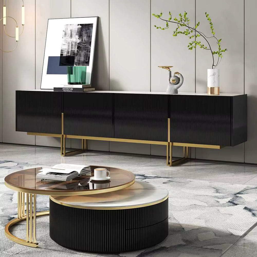 NOVA Minimalist Style White TV Unit