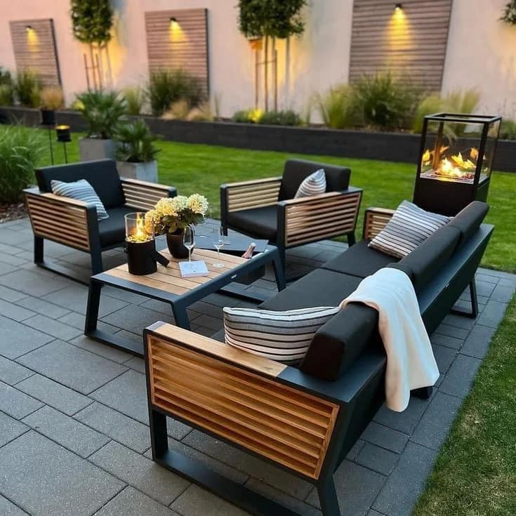 Modern Outdoor Patio Furniture Garden Sofa Set