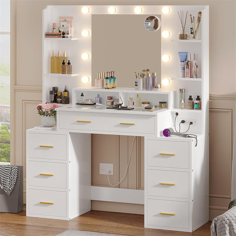 Modern Luxury Makeup Vanity Table Set
