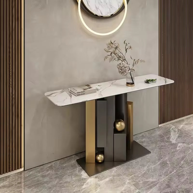 Premium Modern Console Table – Marble Top