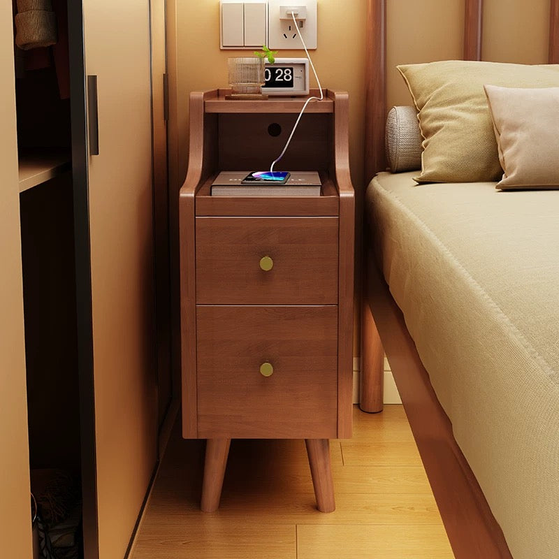 Small Wooden Bedside Table