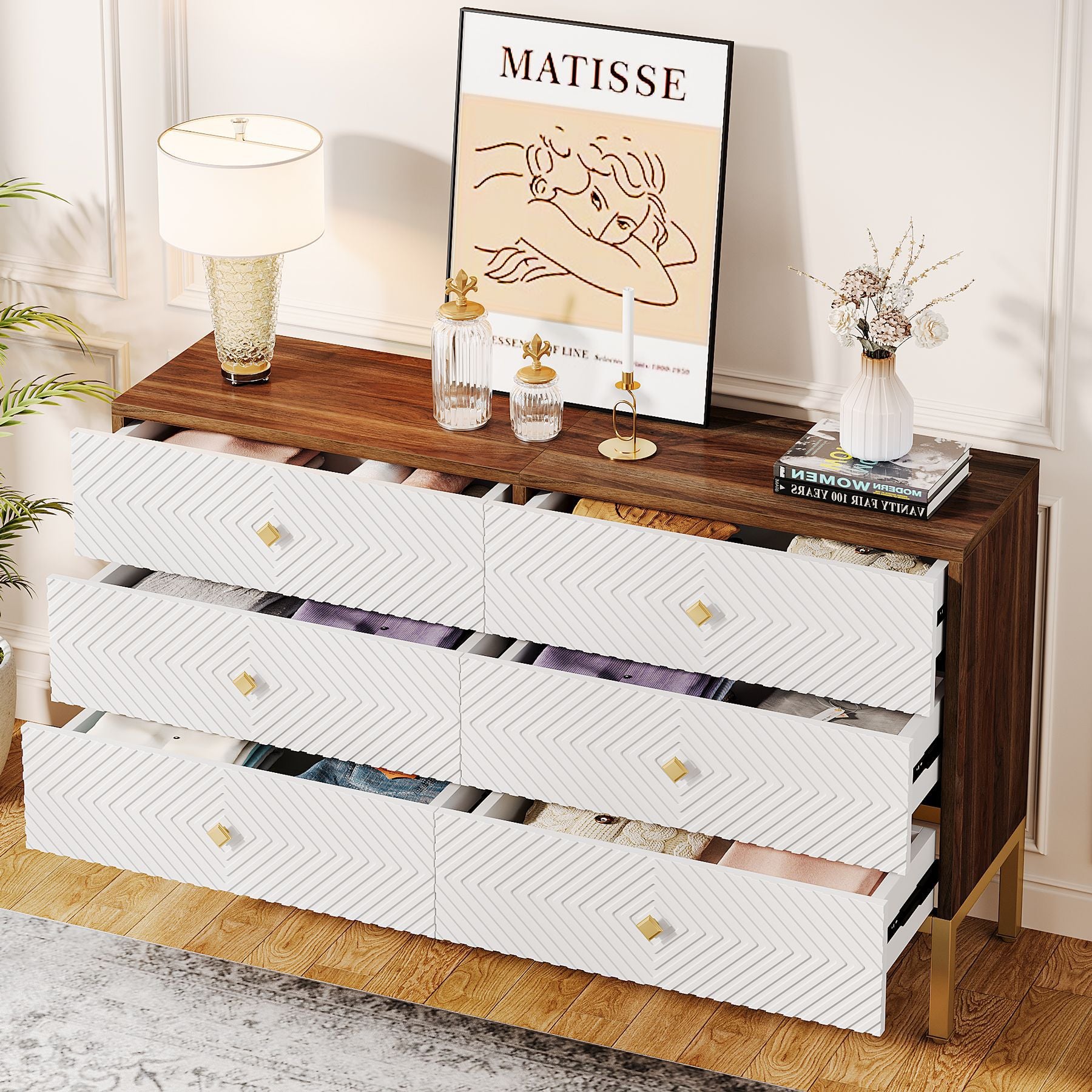 Modern Extendable Chest of Drawers