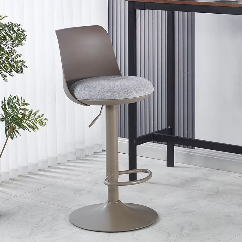 Adjustable Height Plastic Bar Stool
