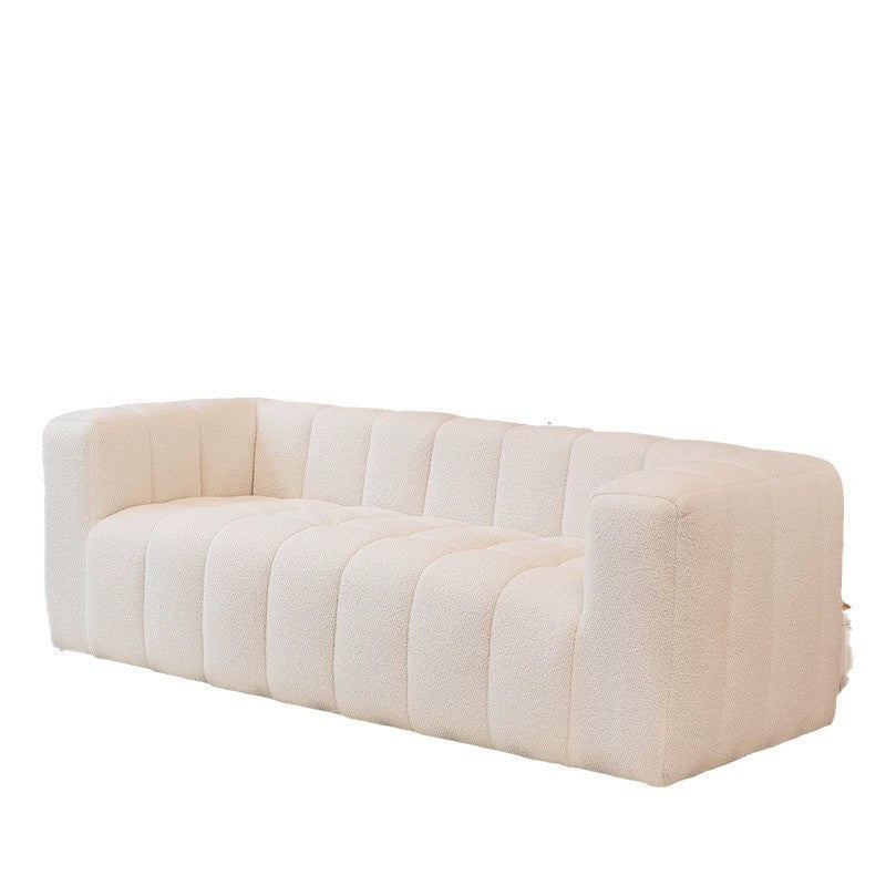 Cream Colored Marshmallow Style Sofa