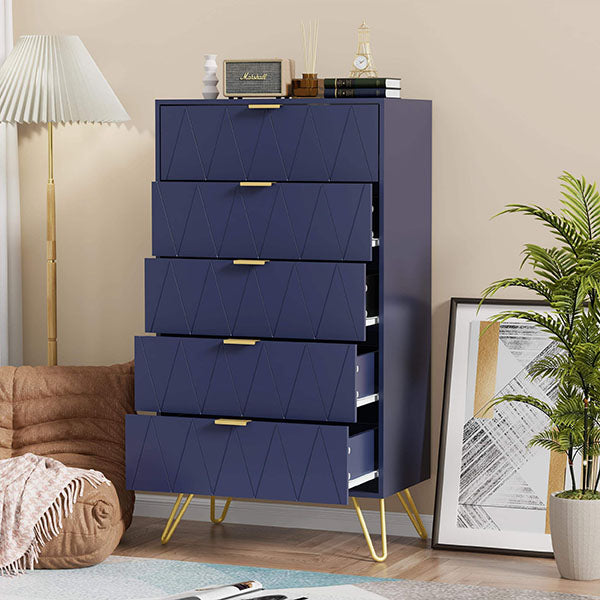 Bedroom Furniture 5 Drawer Chest of Drawers