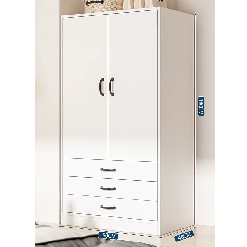Modern Bedroom Wooden Wardrobe with Drawers