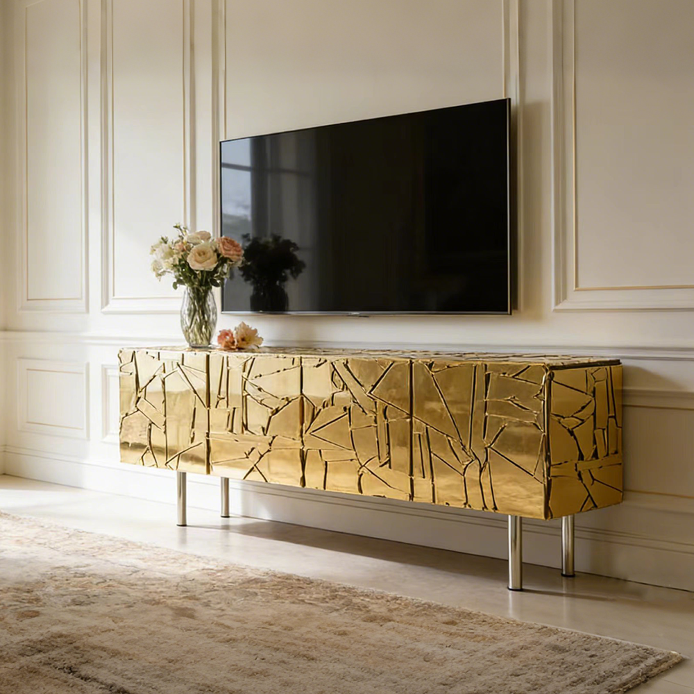 Italian Style Light Luxury Console Table