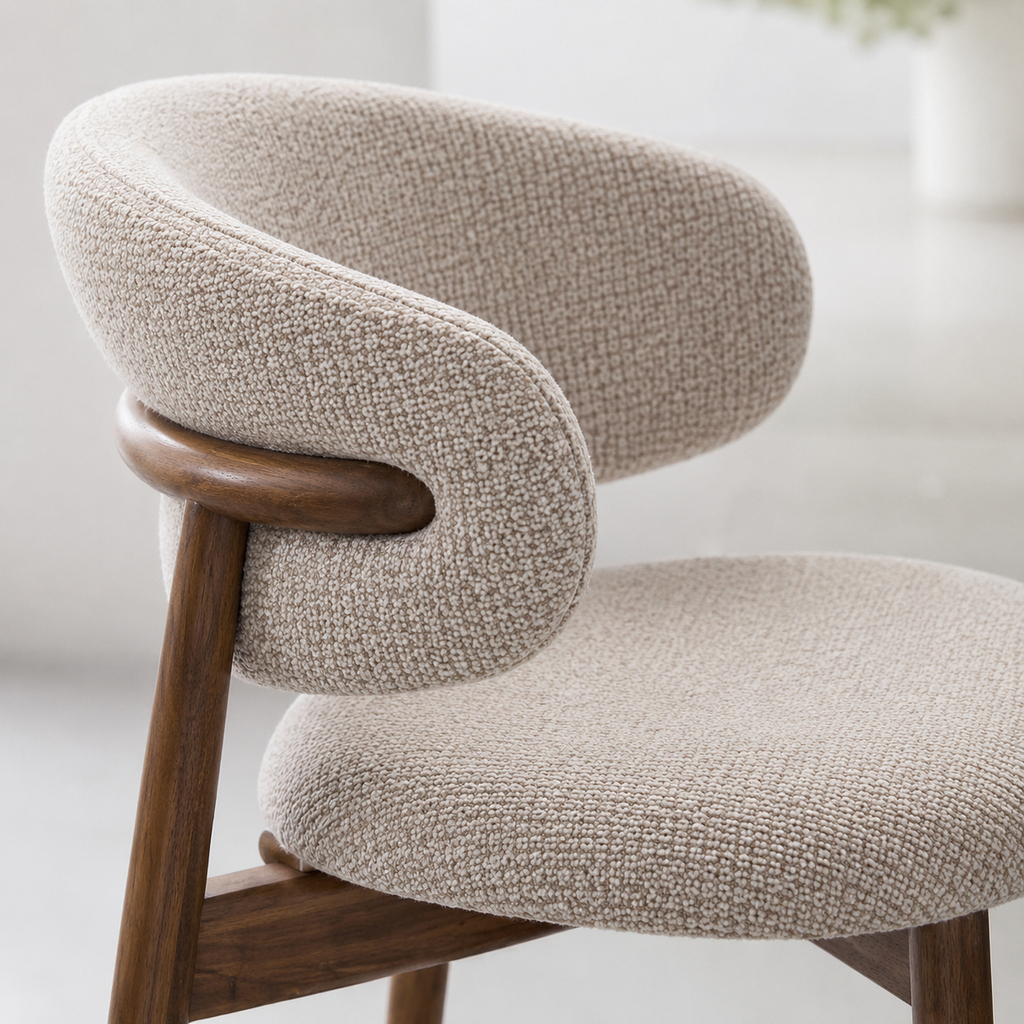Premium Walnut Wood Dining Chair