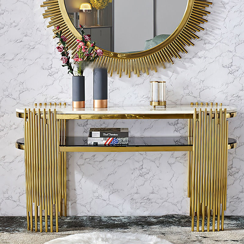 Italian Style Light Luxury Console Table