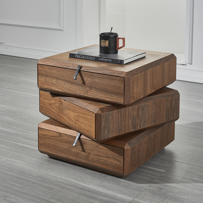 Atunus Nordic Modern Rotating Nightstand