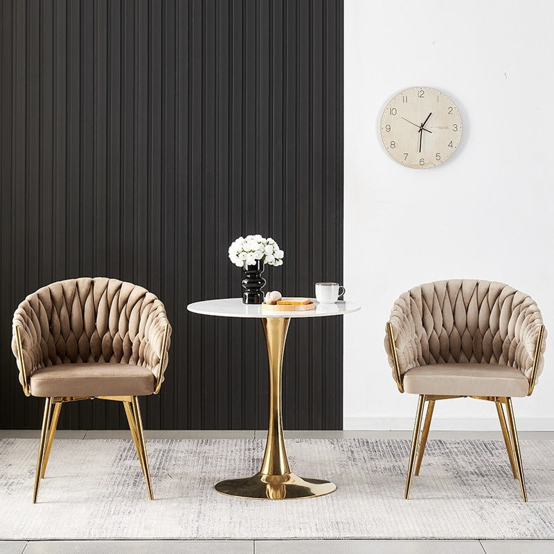 Handmade Rattan Woven Dining Chair