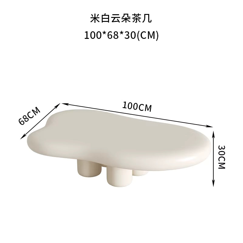 Modern Cloud Coffee Table – Nordic Irregular Design
