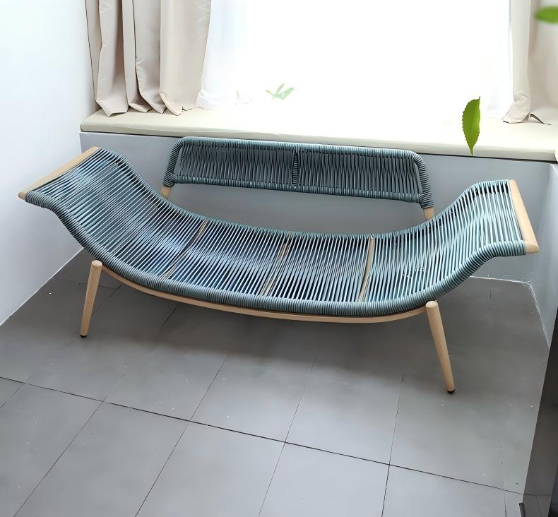 Nordic Casual PE Rattan Lounge Chair