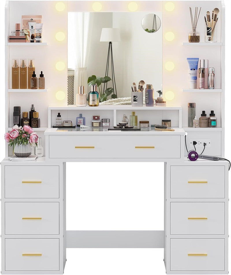 Modern Luxury Makeup Vanity Table Set