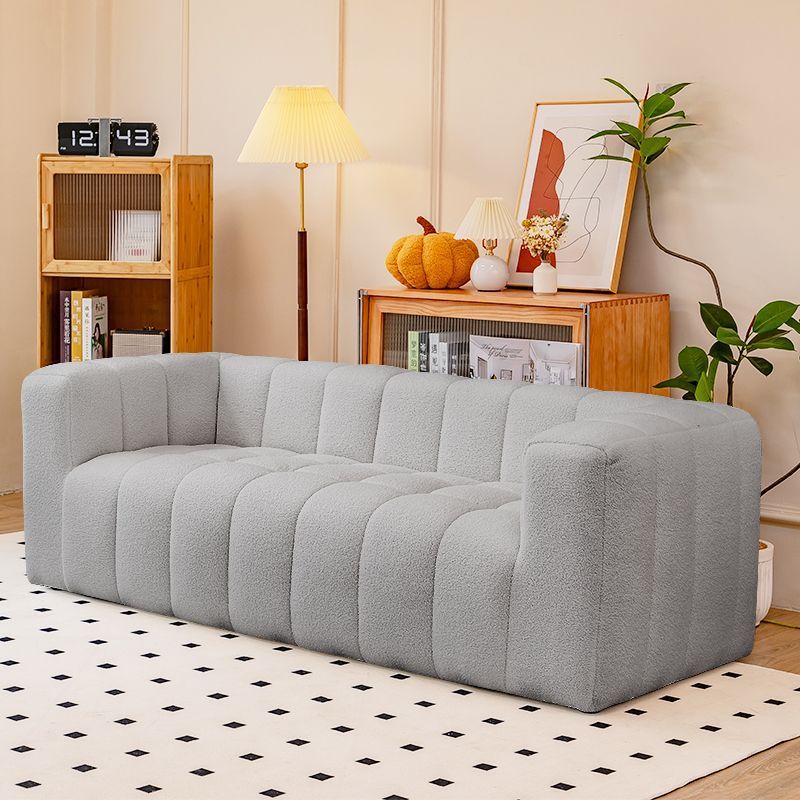 Cream Colored Marshmallow Style Sofa