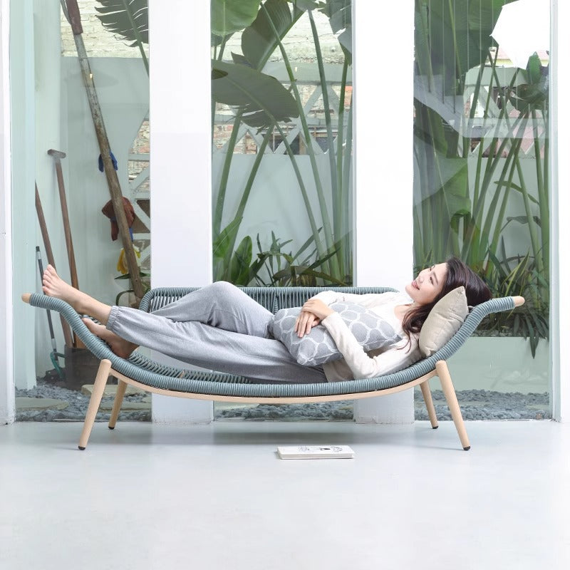 Nordic Casual PE Rattan Lounge Chair