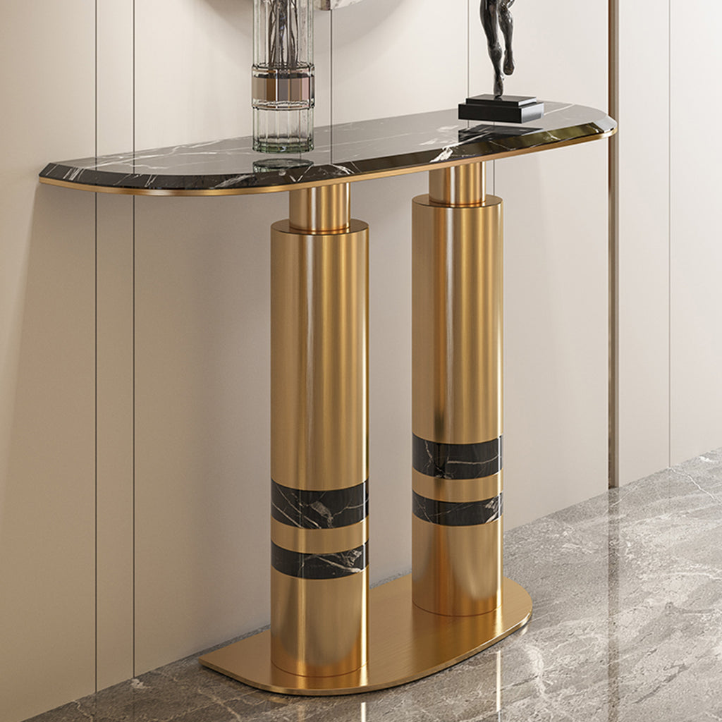 Luxury Marble Style Console Table