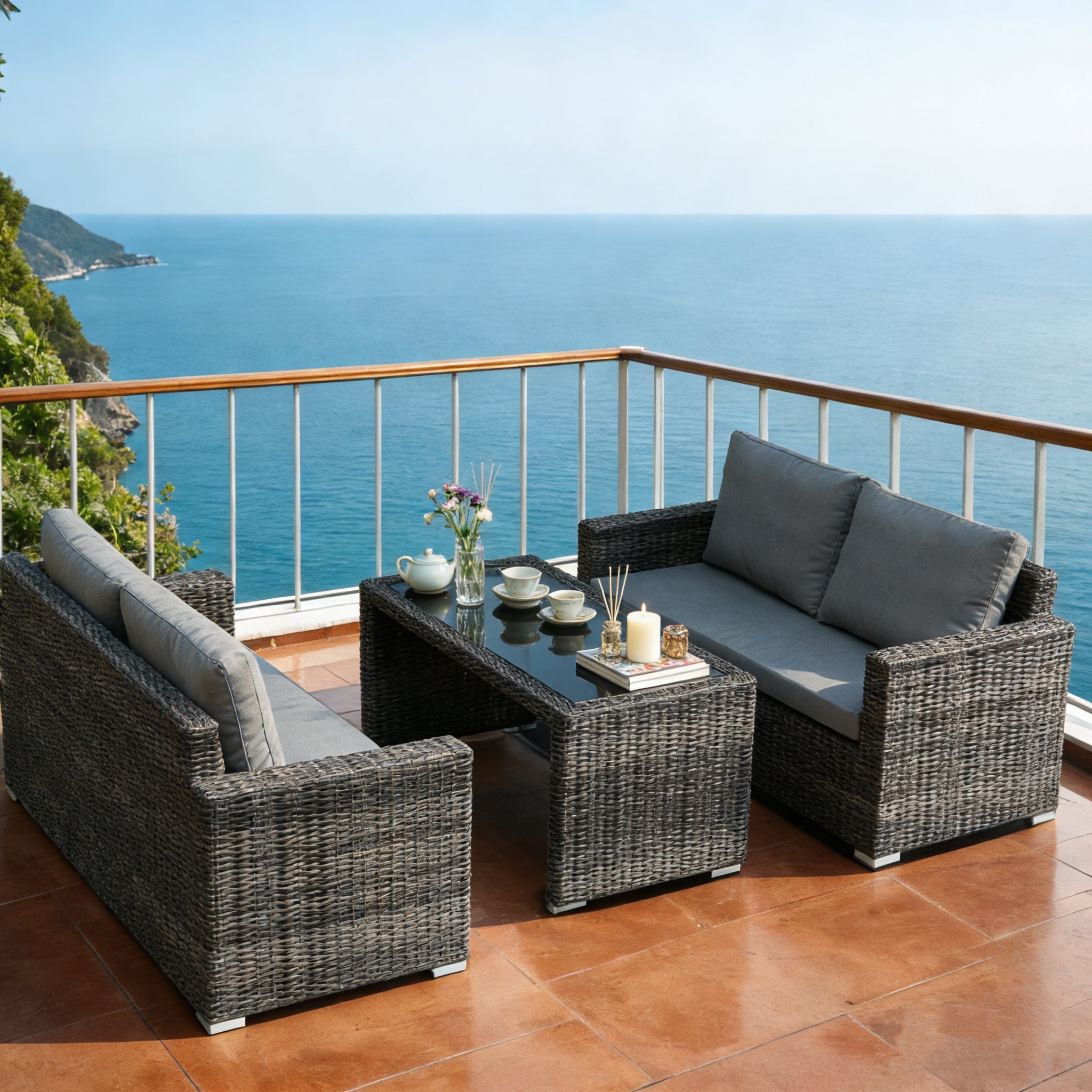 Modern Outdoor Garden Sofa Set