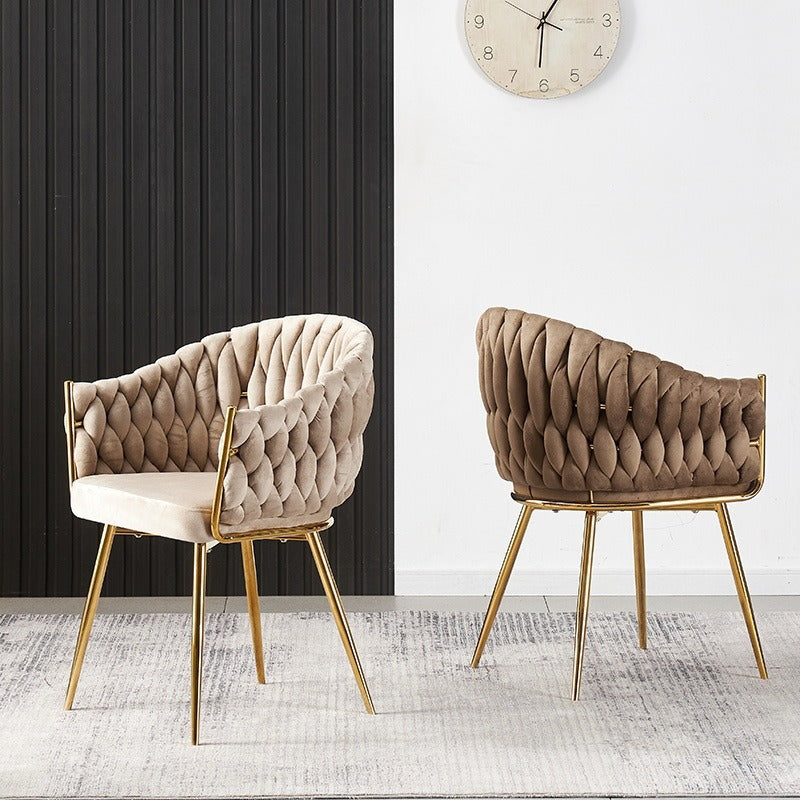 Handmade Rattan Woven Dining Chair