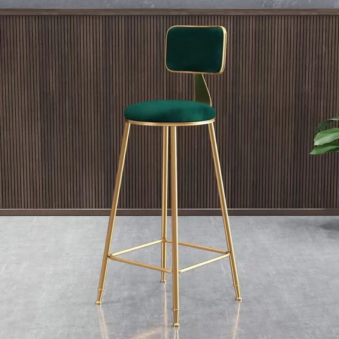 Modern Luxury Upholstered Bar Stool