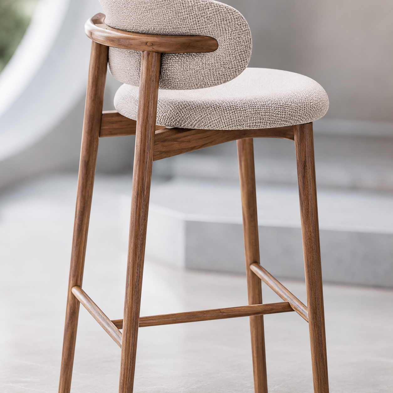 Premium Walnut Wood Dining Chair