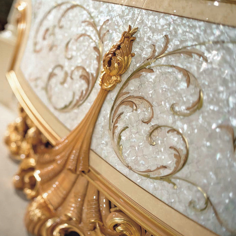 Luxury Golden Console Table