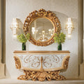 Luxury Golden Console Table