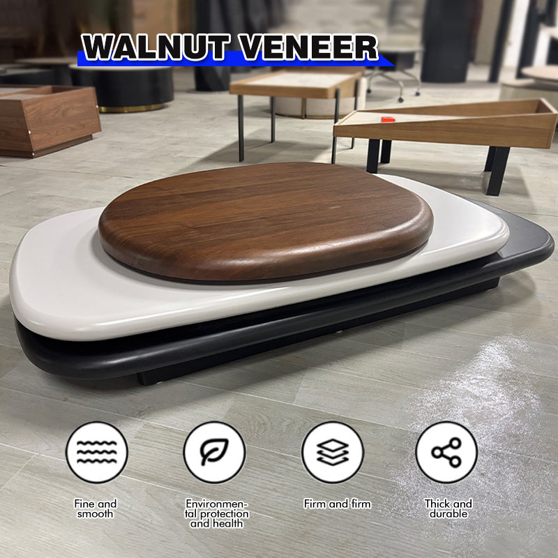 Rotating Multi-Layer MDF Coffee Table