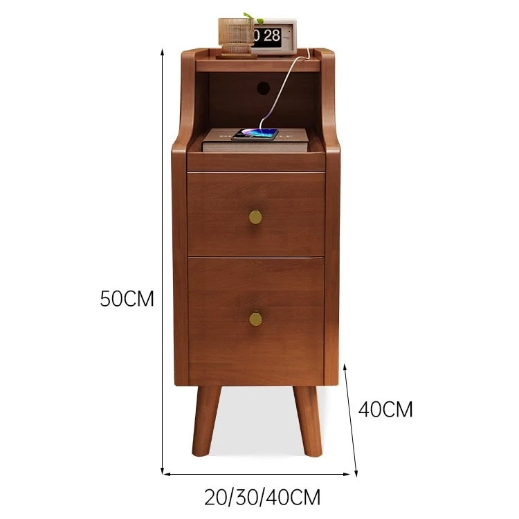 Small Wooden Bedside Table