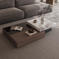 Italian Minimalist Wood Coffee Table