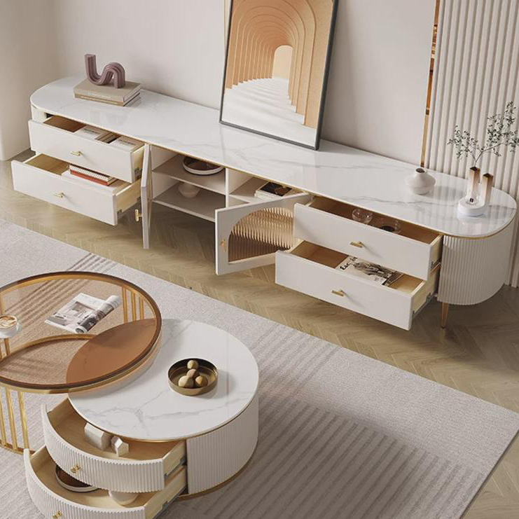 Modern TV Stand with Storage