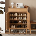 Modern Solid Wood Shoe Cabinet