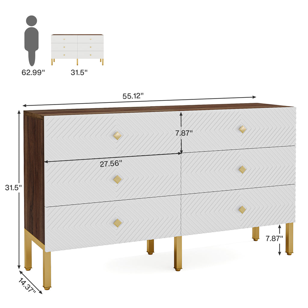 Modern Extendable Chest of Drawers