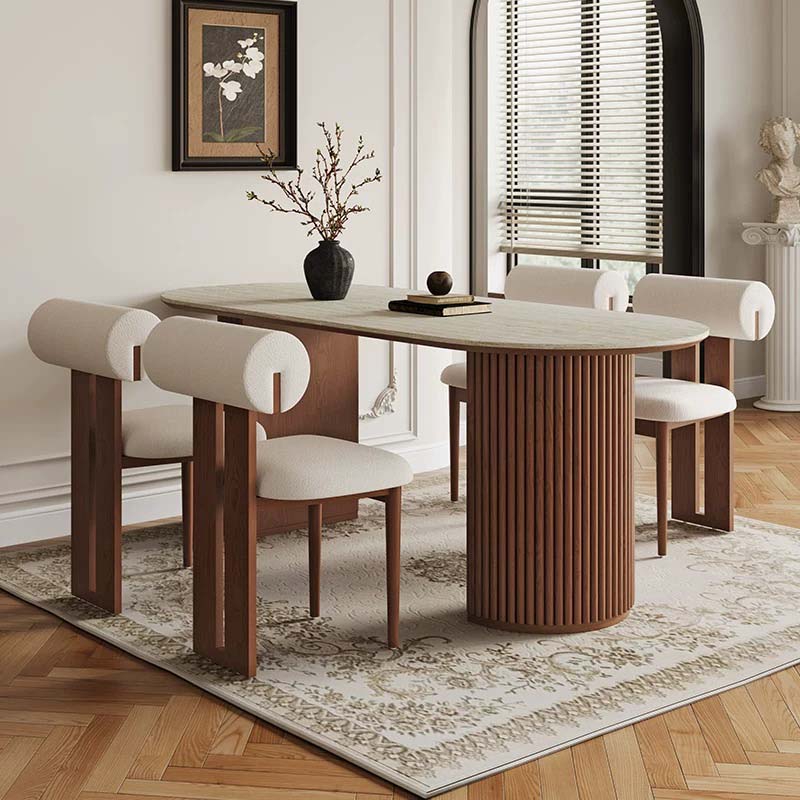 Modern Luxury Italian Dining Table Set