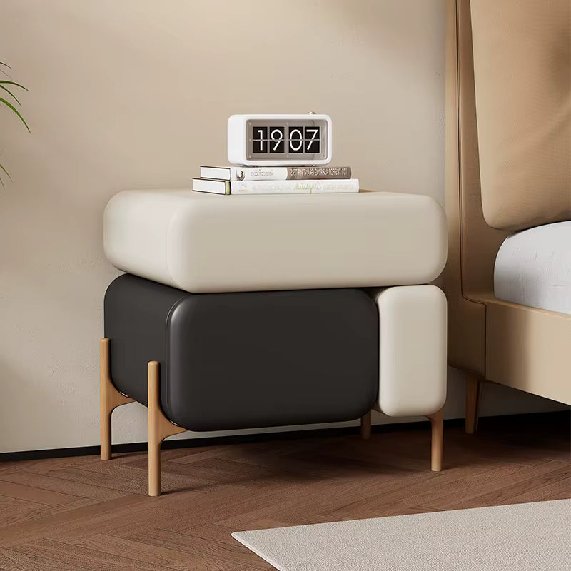 Modern Minimalist Solid Wood Bedside Table