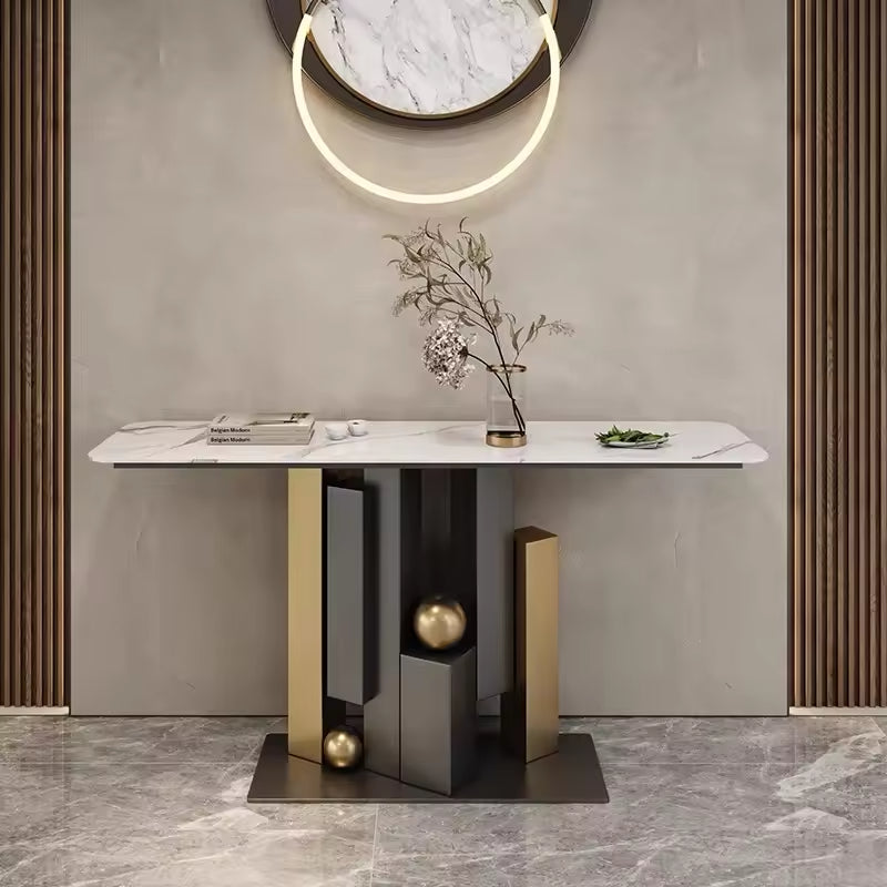 Premium Modern Console Table – Marble Top