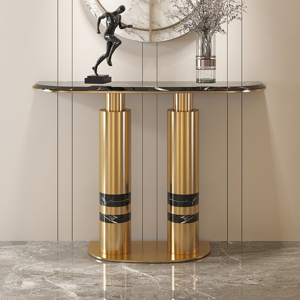Luxury Marble Style Console Table