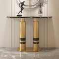 Luxury Marble Style Console Table