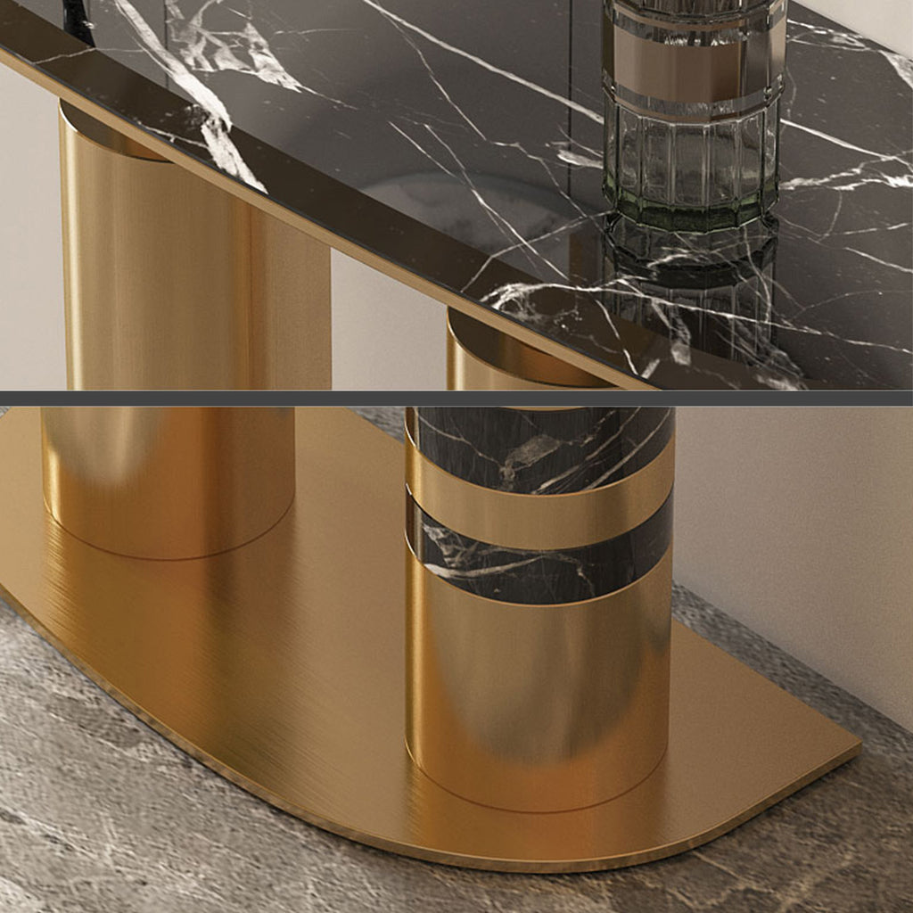 Luxury Marble Style Console Table