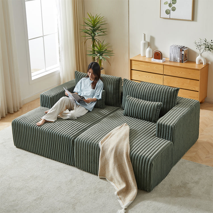 Luxury Velvet Modular Cloud Sofa